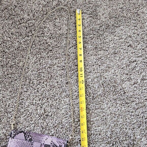 Zara Crossbody Faux Snakeskin Handbag - Picture 10 of 10